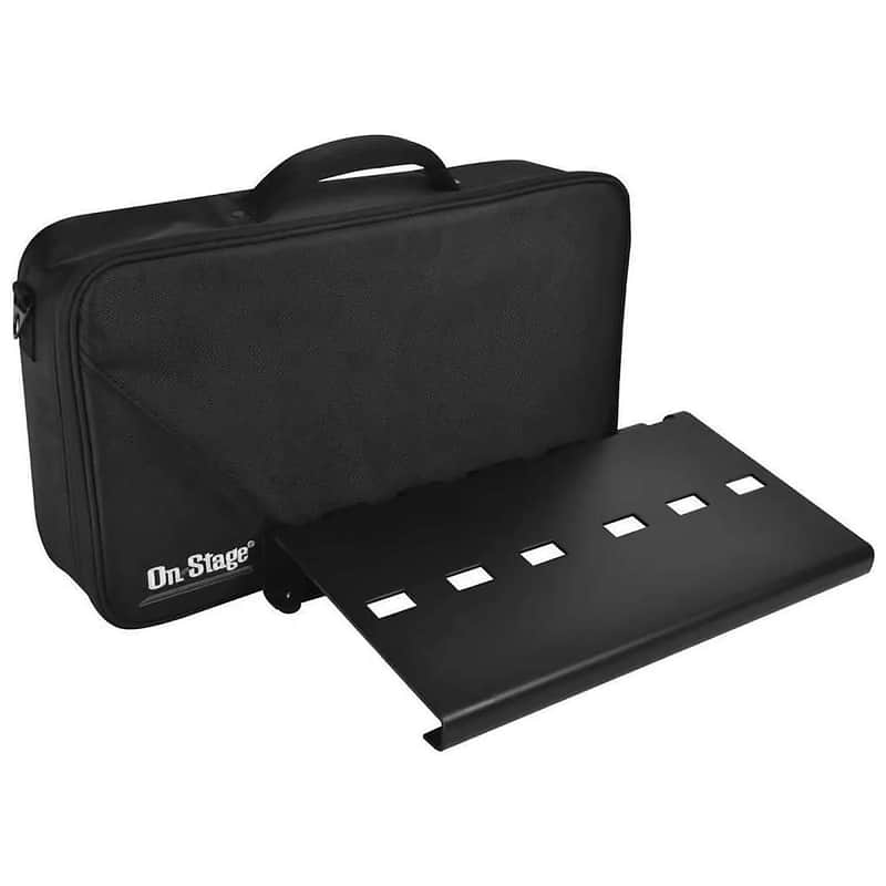 On-Stage GPB3000 Pedal Board with Gig Bag - Black image 1