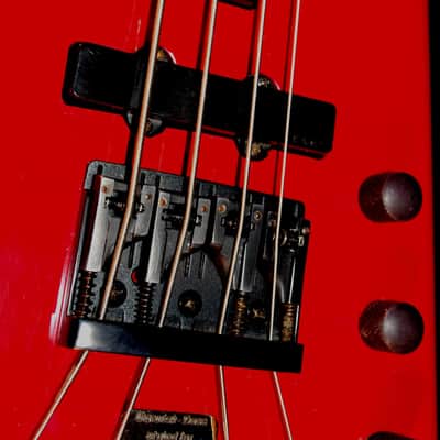 Warwick Nobby Meidel Bass 1985 Red. Headless. Extremely Rare. Few built in this color image 14