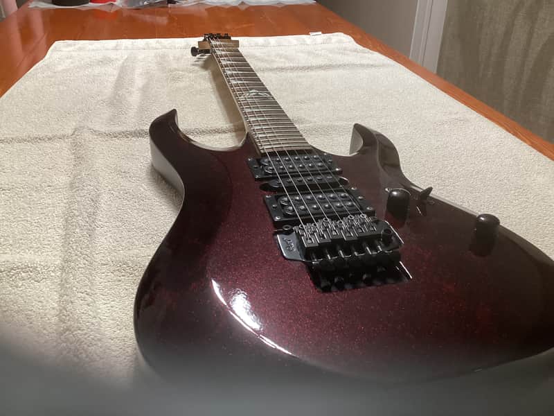 Cort X-6 VPR 90’s - Red/Crimson Snakeskin image 1