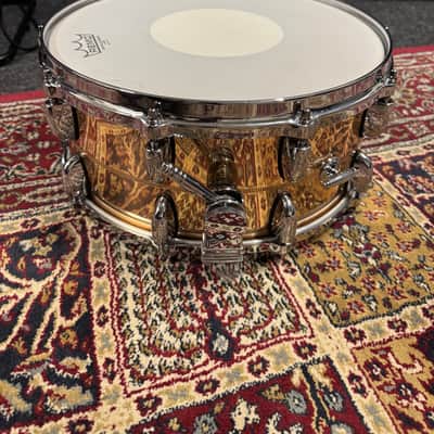 Gretsch G4169B USA Custom Bronze 6.5x14" 20-Lug Snare Drum 2016 - Present - Polished Bronze image 3