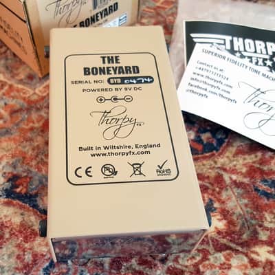 ThorpyFX Boneyard Limited Edition Fuzz Tonebender 2022 - Chrome image 10