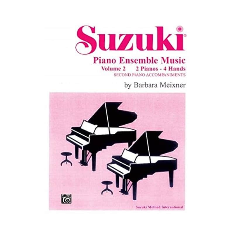 Suzuki Piano Ensemble Music: 2 Pianos-4 Hands : Second Piano Accompaniments: Vol image 1