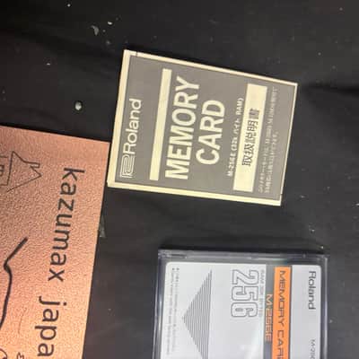 Roland M-256E RAM Memory Card Data Storage Expansion Card With Case Tested image 3