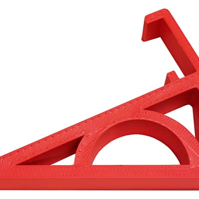 Red Color Angled Mounting Stand For Roland Boutique SH-01A Synthesizers - Made in USA image 2