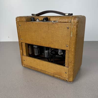 1955 Fender Tweed Champ 5E1 (changed transformer) image 4
