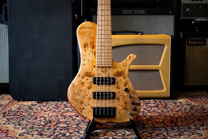RKM bass Singlecut 5 Custom Order 2020's - Natural - Ultra boutique. image 1
