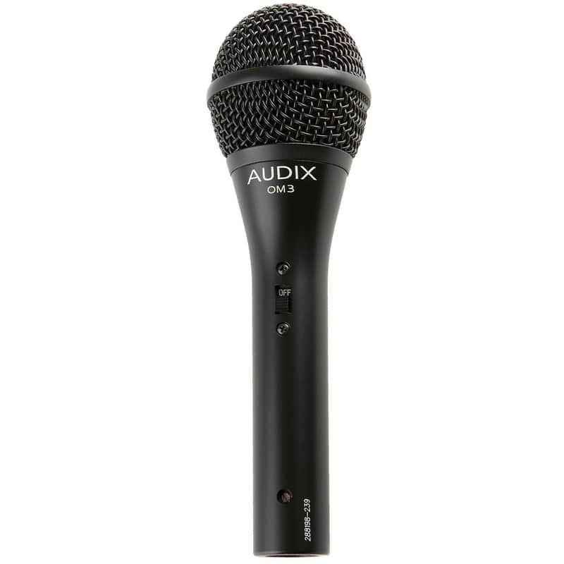 Audix OM3S Handheld Hypercardioid Dynamic Microphone with On / Off Switch image 1