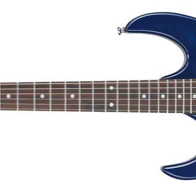 Ibanez GRX70QAL-TBB Left Handed Transparent Blue Burst image 2