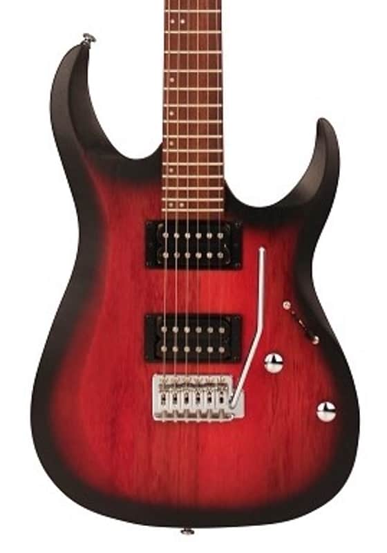 Cort X Series X100 Electric Guitar, Open Pore Black, X100OPBB, New image 1