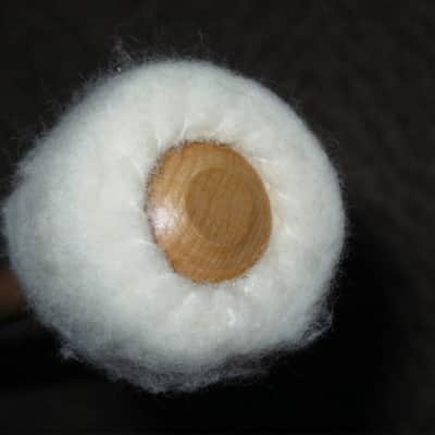 ONE pair new old stock (with packaging) Vic Firth T2 AMERICAN CUSTOM TIMPANI - CARTWHEEL MALLETS (SOFT), Head material / color: Felt / White -- Handle material: Hickory (or maybe Rock Maple) from 2010s (2019) image 7