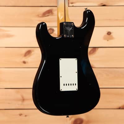 Fender Custom Shop 1956 Stratocaster Journeyman Relic - Aged Black - CZ582187 - PLEK'd image 6