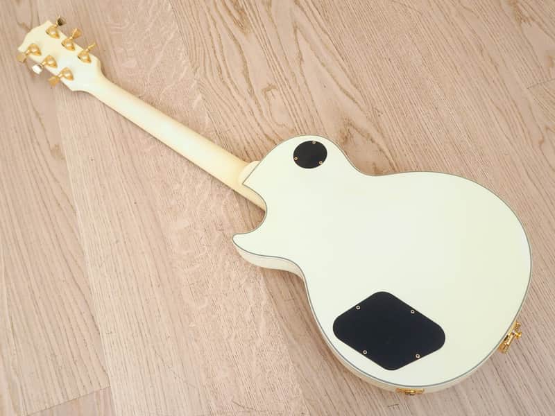 1995 Gibson Les Paul Custom Electric Guitar Alpine White w/ Bigsby