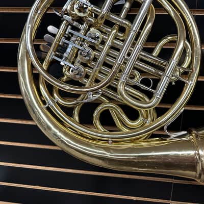 Yamaha YHR668D Double French Horn 80s-90s - Yellow Brass image 4