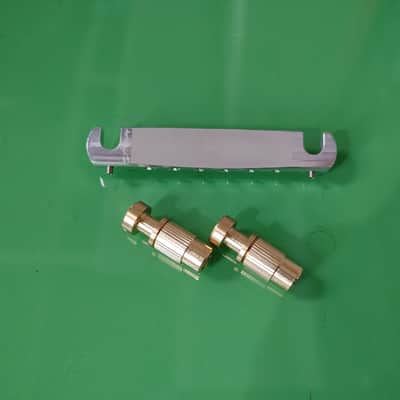 Custom Compensated Wraparound Bridge Stoptail Les Paul SG Special Junior Goldtop Melody Maker image 2