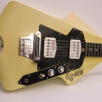 Burns Flyte 1976 cream Rare Vintage Electric Guitar image 1
