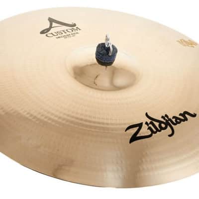 Zildjian 20" A Custom Medium Ride Cymbal - MINT ! image 1