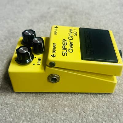 BOSS SD-1 Super OverDrive 1983 MIJ Black Label Analog Overdrive - Made in Japan image 6