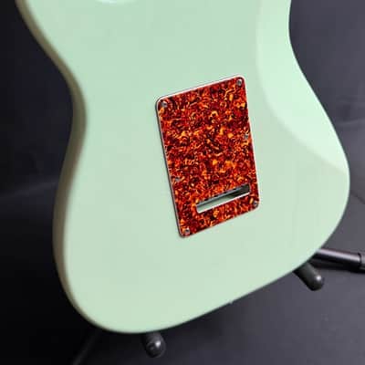 Fender American Professional II Thinline Stratocaster Electric Guitar Surf Green w/ OHSC image 11