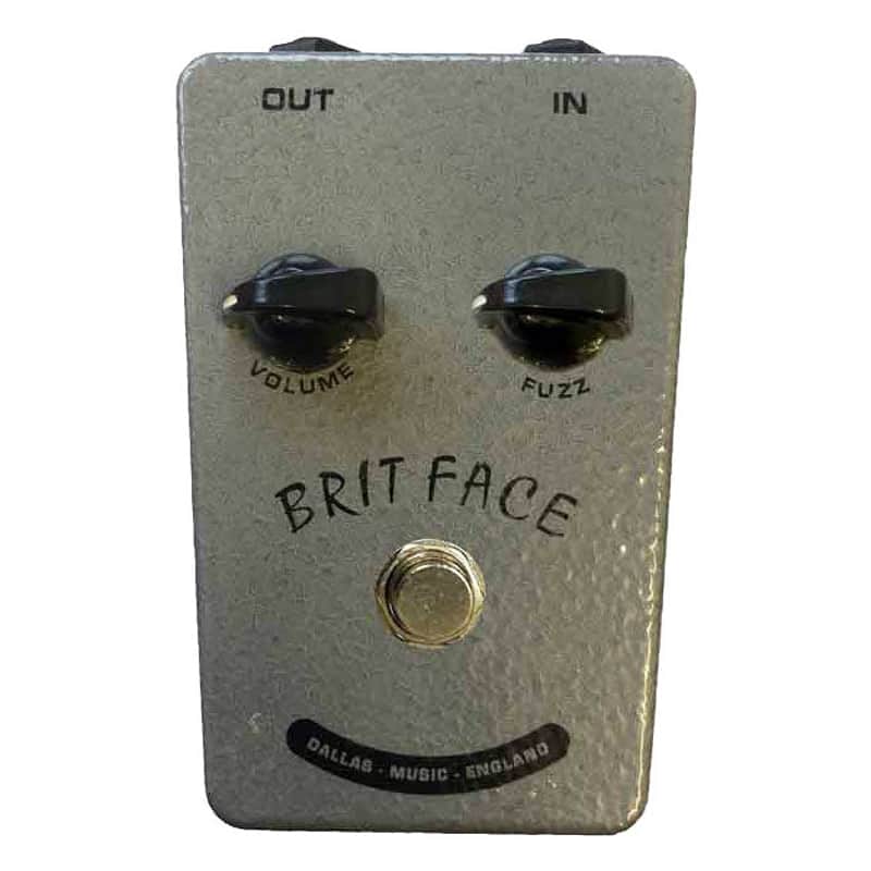 British Pedal Company Compact Series Dallas Brit Face Fuzz Silver NKT275 image 1