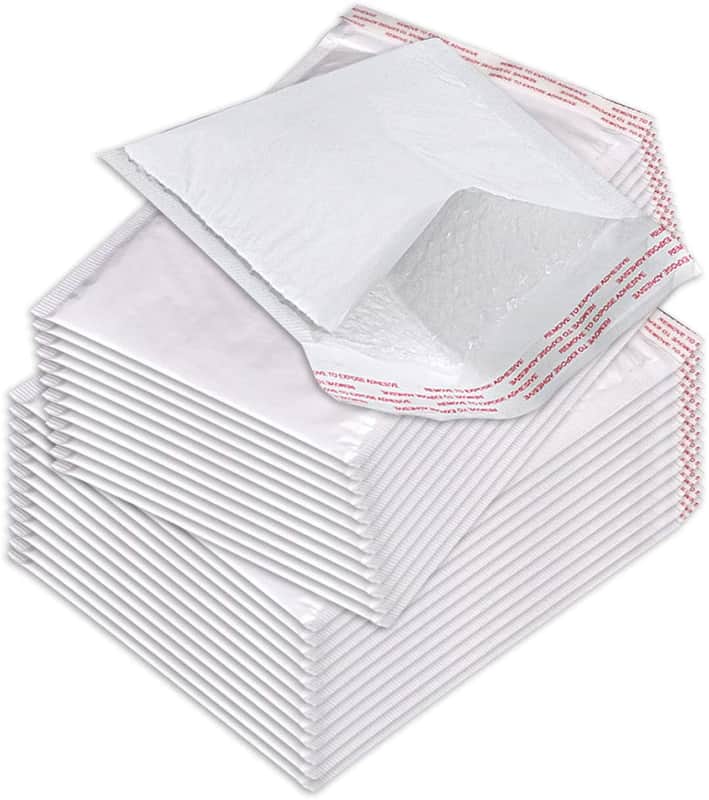 BM Paper #0 6x10 (Inner 6x9) Inches Poly Bubble Mailers Padded Envelopes Pack of 1000 image 1