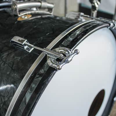 Leedy Late 50s/Early 60s 3 Piece Drum Kit (13/16/20) in Black Diamond Pearl image 12