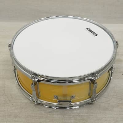 Used Ludwig 14x5 Pioneer Vintage Wood Snare Drum White Marine Pearl image 4