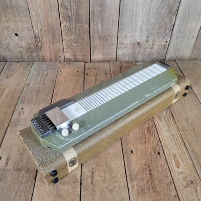Magnatone Melodier Lap Steel 1950s W/ Original Case - Gray/Green MOTS image 2
