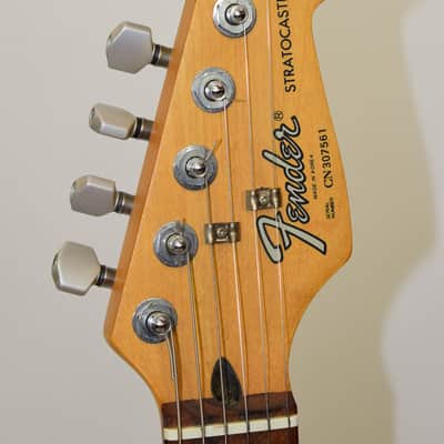 1993 Fender Squier Series Stratocaster MIK Electric Guitar, Rosewood Fingerboard, Torino Red w/ Lace Sensor Pickups & Sperzel Locking Tuning Gears image 8