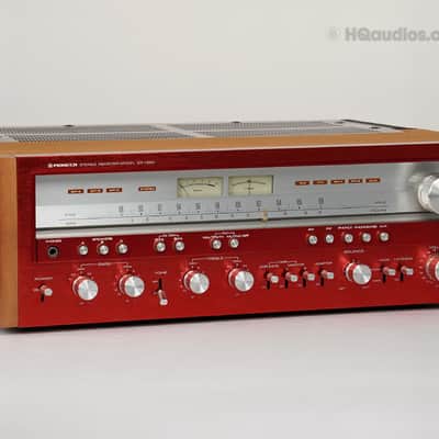 Pioneer SX-1250 160W Vintage Receiver - Recapped-Custom Red Face 1-Year Warranty image 3