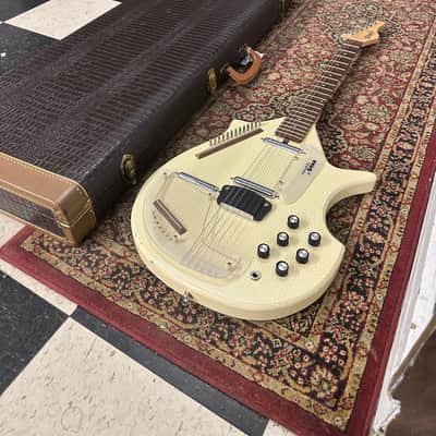 Jerry Jones Electric Sitar m - White Crackle image 1
