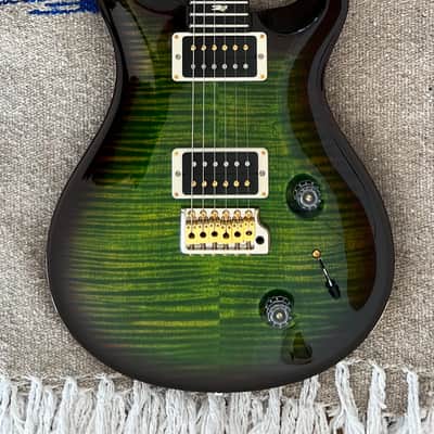 PRS Custom 22 10 Top Exclusive Color - Emerald Smokewrap Burst - TCI 85/15 Pickups image 8