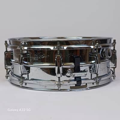 Ludwig Supraphonic 5x14"Snare Drum Blue/Olive #928722 10Lug Chicago Vintage 1972 image 3