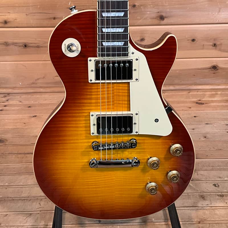 Epiphone Les Paul Standard 50's Figured Electric Guitar - Washed Cherry Sunburst image 1