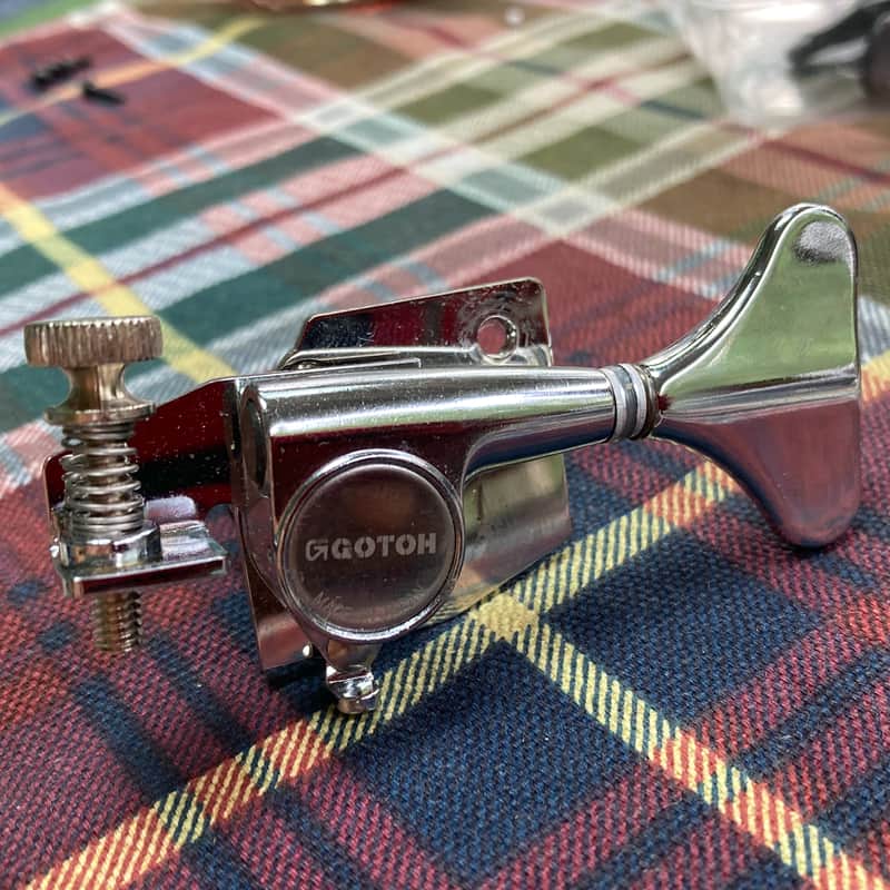 Chrome Hipshot GB7 GOTOH Bass Xtender Extender D-Tuner ~ Missing Lever image 1