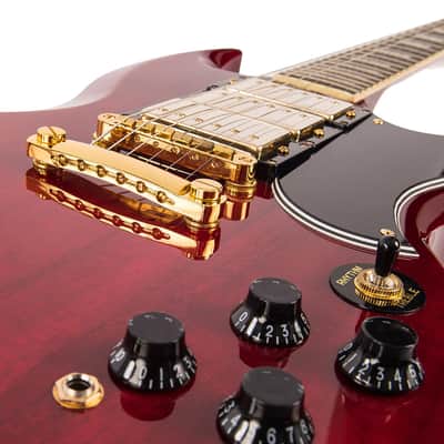 Vintage VS63CR ReIssued Cherry Red image 12
