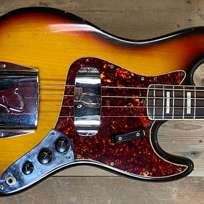 Fender Jazz Bass with Rosewood Fretboard 1972 - Sunburst image 1