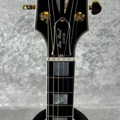 2025 USA Gibson Custom Shop Les Paul Custom in black finish with case image 13