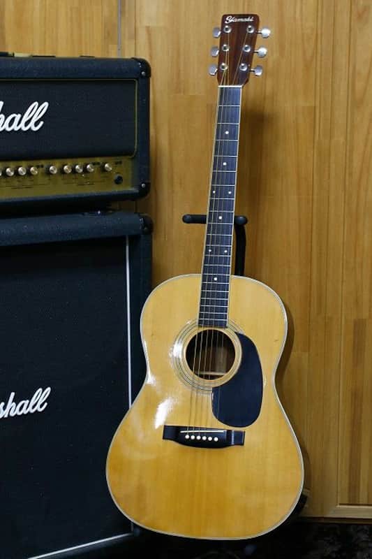Rare! Vintage 1970's made Yamaki Acoustic Guitar FP-20 Kodaira