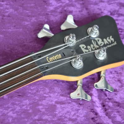 WARWICK Corvette RockBass Fretless/fine ebony fingerboard from 2007*MEC PU's made in Germany*sounds/plays/looks great*mint condition/one owner! image 8