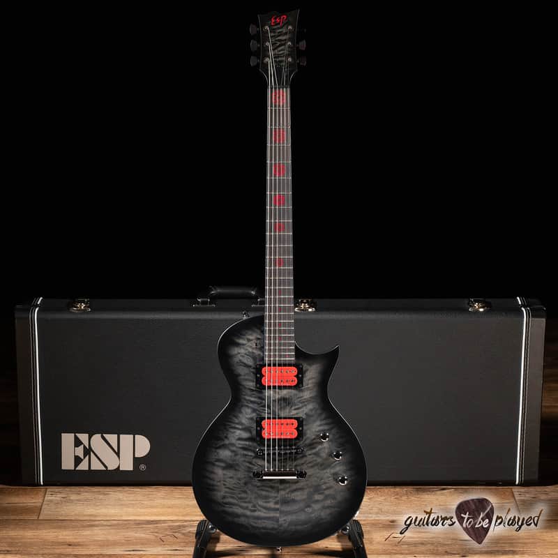 ESP Japan Custom Shop Ben Burnley Signature EC Baritone – See Thru