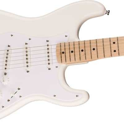 Squier Squier Sonic Stratocaster HT - Maple Fingerboard - White Pickguard - Arctic White image 5