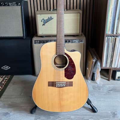Fender Acoustic Electric 12 String Cutaway CD-140SCE Dread12 2022 - Natural image 1