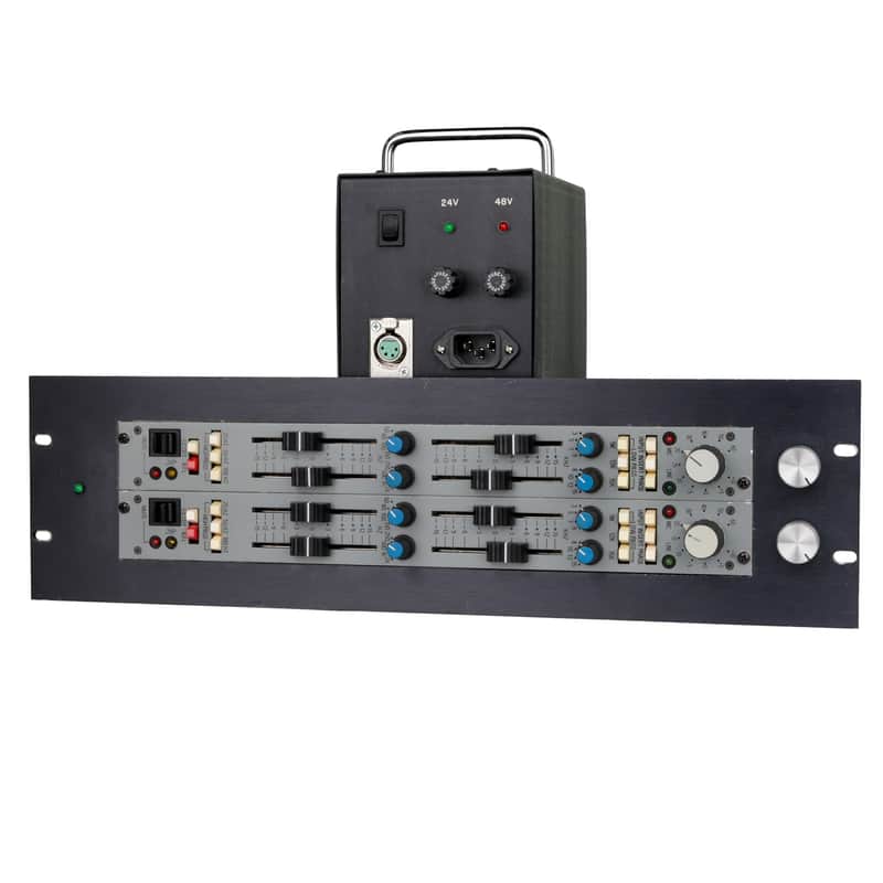 Trident A Range Mic Pre EQ Racked Pair #VK01452 #VK01453 (Vintage) image 1
