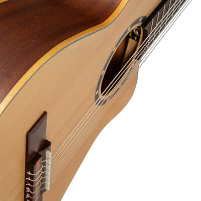 Ortega RCE125-3/4 Family Series Spruce Top Mahogany Neck 3/4 Size Nylon 6-String Classical Acoustic Guitar w/Gig Bag image 12