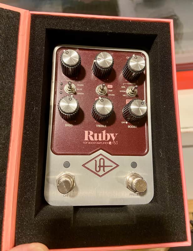 Universal Audio UAFX Ruby ’63 Top Boost Amplifier image 1