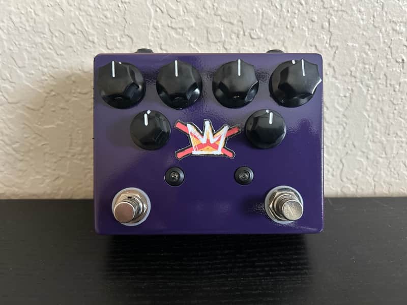 Ly Rock No Kings Dual Twin Blues Tone Overdrive Boost Distortion Electric Guitar Pedal image 1