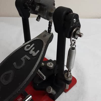 Drum Workshop D W 5000 Foot Pedal Circa 2000 - Black and Red image 9