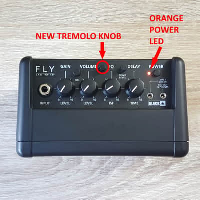 Hand-modified Blackstar Fly 3 Watt guitar amplifier combo with added Tremolo image 1