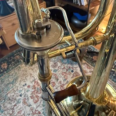 Edwards T350, Custom Tenor Trombone 1990's - Yellow Brass image 4