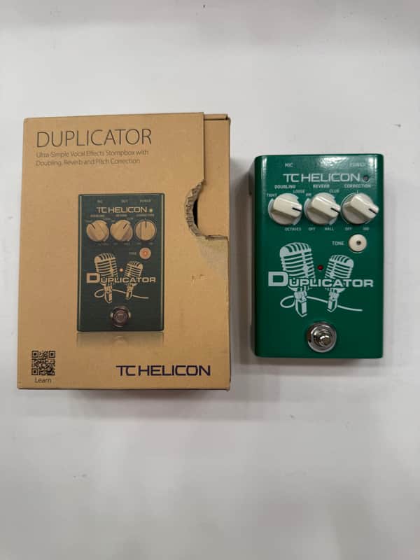 TC Helicon Duplicator Doubling Doubler Correction Vocal Effect Pedal Box + Box image 1